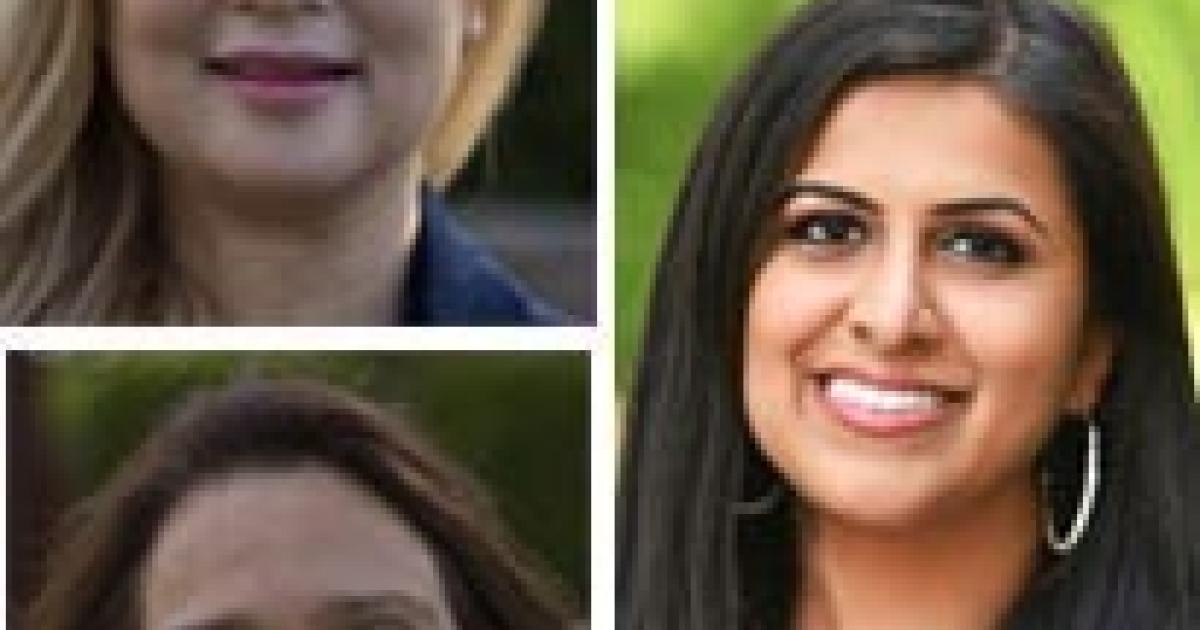 2021: Sadaf Jaffer (D-16), Shama Haider (D-37), and Ellen Park (D-37 ...