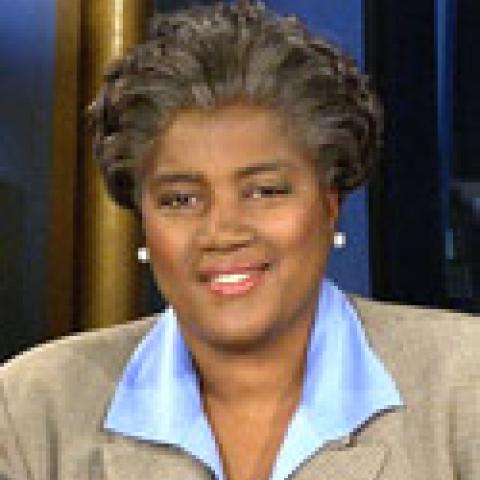 2005 Lipman Chair Donna Brazile smiling in tan suit with light blue shirt