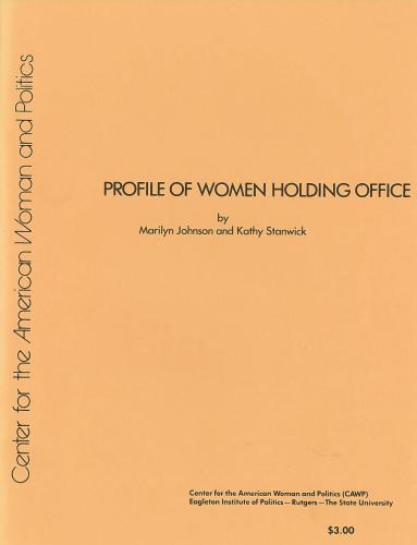 Profile of Women Holding Office