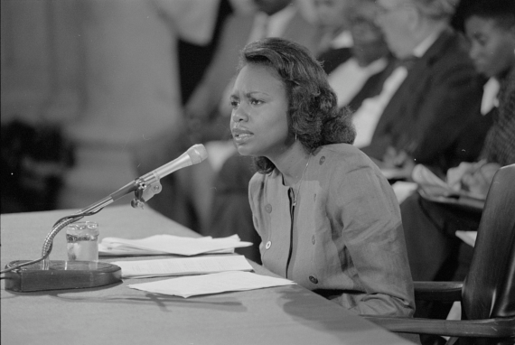 Anita Hill testifies at Senate hearing