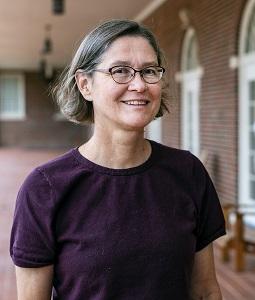 Rebekah Herrick in a plum shirt