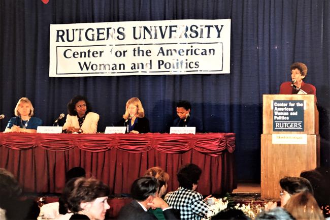 Ruth Mandel at CAWP 1991 Forum for State Legislators