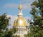 Gold dome of the NJ statehouse 