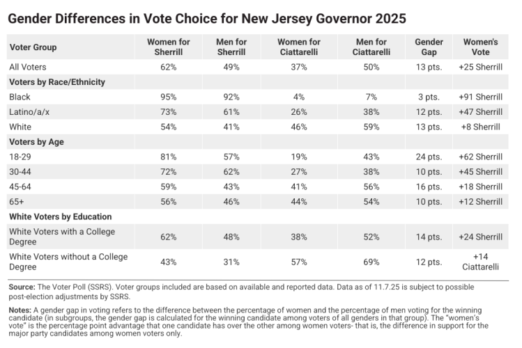 NJ Gender Gap Data Visualization
