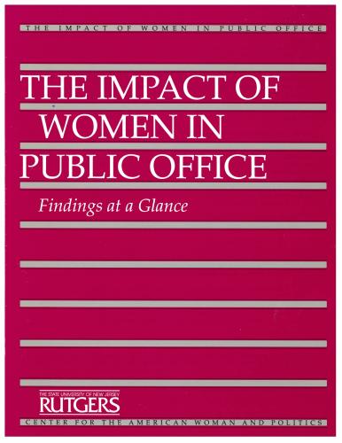 Impact of Women in Public Office
