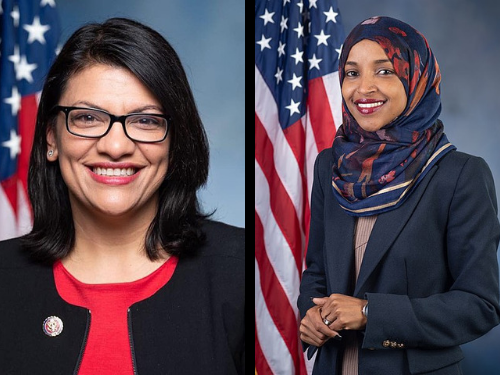 Ilhan Omar (D-MN) and Rashida Tlaib (D-MI)