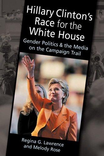 Book cover, Hilary Clinton smiling and waving in orange suit background image photographers