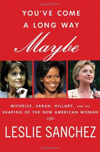 Book cover, red background Sarah Palin, Michelle Obama, and Hilary Clinton