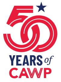 cawp 50th logo